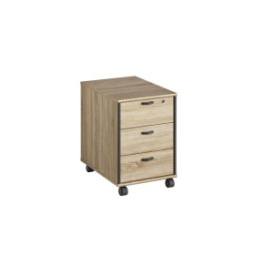 MAMBO SONOMA CHENE NOIR CAISSON MOBILE 3 TIROIRS 1c