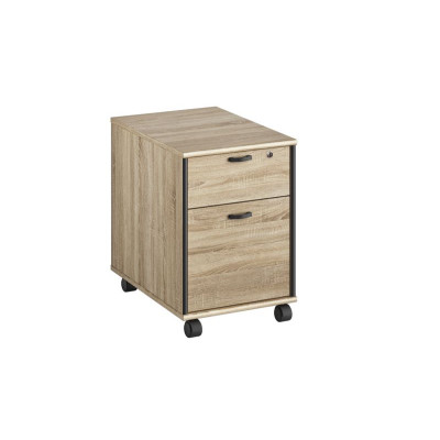 MAMBO SONOMA CHENE NOIR CAISSON MOBILE 2 TIROIRS 1c