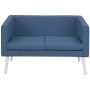 X-SPACE CANAPE 2 PLACES BLEU INDIGO 1c
