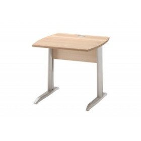 JAZZ + HETRE TABLE BUREAU 80 PIEDS METAL 2c