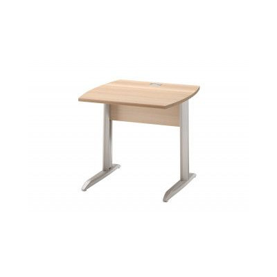 JAZZ + HETRE TABLE BUREAU 80 PIEDS METAL 2c