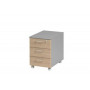 JAZZ + HETRE CAISSON MOBILE 3 TIROIRS MONTE 1c