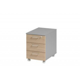 JAZZ + HETRE CAISSON MOBILE 3 TIROIRS MONTE 1c