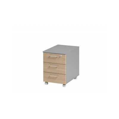 JAZZ + HETRE CAISSON MOBILE 3 TIROIRS MONTE 1c