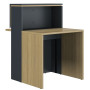 ZOOM CHENE BOCAGE BANQUE ACCUEIL DROITE L80 3c