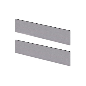 ZOOM CHENE NATUREL KIT 2 PLINTHES ALU BANQUE ANGL 1c