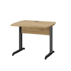 JAZZ + CHENE DU BOCAGE TABLE BUREAU 80 PIEDS METAL 2c