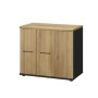 JAZZ + CHENE DU BOCAGE RANGEMENT BAS 3 PORT. PLIANTES 1c