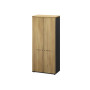 JAZZ + CHENE DU BOCAGE ARMOIRE 2 PORTES L.80 3c