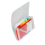 Trieur pocket PP 6 Comp. 11x18 CRYSTAL