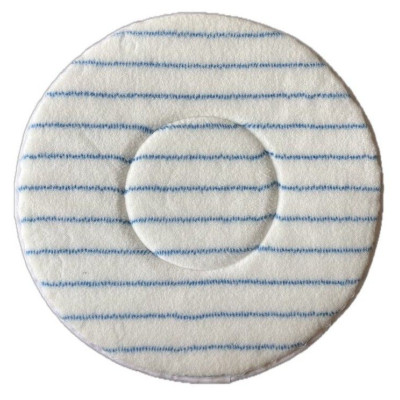 Disque 432 - 17 microfibre rayé bleu