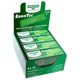 Boite de 10 Lames en plastique ErgoTec - 10CM