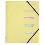 Trieur PP 6 compartiments Chrom.Pastel