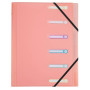 Trieur PP 6 compartiments Chrom.Pastel
