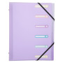 Trieur PP 6 compartiments Chrom.Pastel