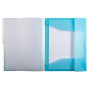 Trieur PP 6 compartiments Chrom.Pastel