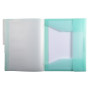 Trieur PP 6 compartiments Chrom.Pastel