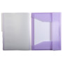Trieur PP 6 compartiments Chrom.Pastel