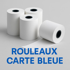 Carton 50 Bobines thermiques CB 57 x 40 x 18 - 55gr - Format standard pour TPE