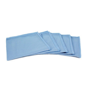 5 microfibres SUPER VITRES Bi-Face - 40x40cm - 300g/m2 - bleu