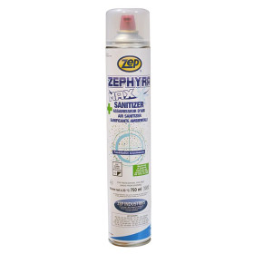 Aérosol désinfectant ZEPHYRA MAX SANITIZER 750ml Ammonium Quaternaire Virucide