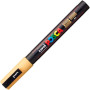 Uniball posca trait fin 0.9 - 1.3mm pointe conique pc3m abricot