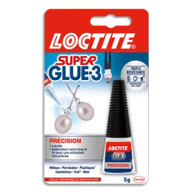 Loctite Colles Cyanoacrylates SUPERGLUE-3 Liquide Universal Tube 3g Blister