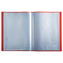 PORTE-VUES PP A4 80 VUES ROUGE