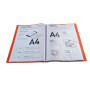 PORTE-VUES PP A4 80 VUES ROUGE