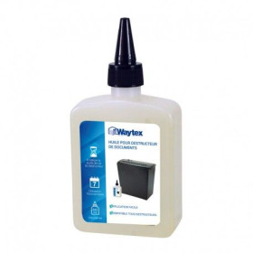 Huile Lubrifiante pour Destructeur de Documents Flacon 240ml WAYTEX