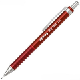 Porte-mines Tikky Retro, 0,5 mm, rouge ROTRING