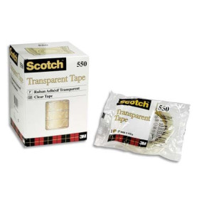 Scotch ruban adh trsp 550 19x66 23210