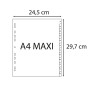 Intercalaires PP gris A4+ 12p Mois