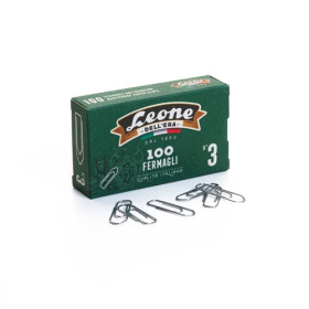 Boite de 100 attaches-lettres 28mm acier galvanisé