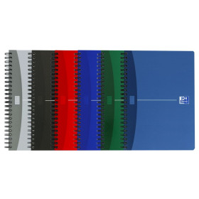CAHIER OXFORD ESSENTIALS INTEGRALE 148x210 180P OPTIK P. Q5/5+TAG ASSORTI