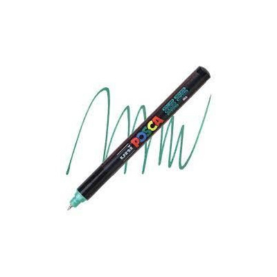 Uniball Posca pointe calibrée extra fin 0.7mm VERT METAL  PC1MRVM