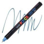 Uniball Posca pointe calibrée extra fin 0.7mm BLEU METAL PC1MRBM