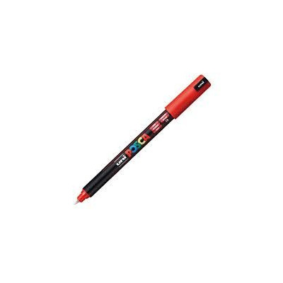 Uniball Posca pointe calibrée extra fin 0.7mm ROUGE  PC1MRR