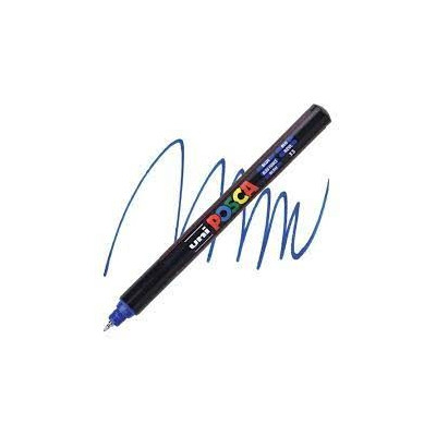 Uniball Posca pointe calibrée extra fin 0.7mm BLEU FONCE PC1MRBF