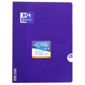 Cahier openflex agrafe 240x320 140p optik p. seyes