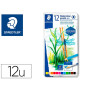 STAEDTLER 12 Crayons de couleur aquarellable Design Journey,