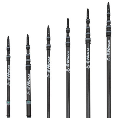 La perche télescopique NINJA Carbon 2,50m 2 élements