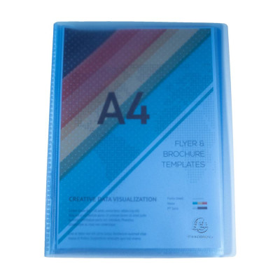 PORTE VUES A4 CHROMALINE 200 VUES ASS.