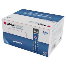 Agfaphoto pack de 48 piles alkaline aaa