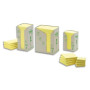 Post-it tour 24 blocs 100f 38x51mm 100% recyclé. coloris jaune - bloc 100% recyc