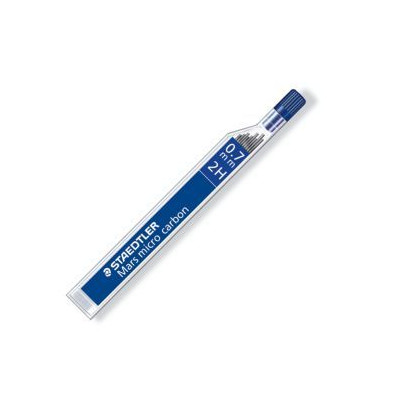 STAEDTLER Mines pour porte-mines Mars micro carbone 0.7mm 2H