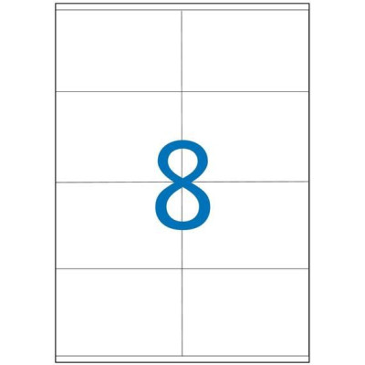 Boite 800 Etiquettes ETIBOX    105X72