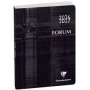 Clairefontaine Agenda scolaire FORUM Metric, 2026/2027, noir 12x17cm