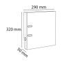 C.L PVC A4 D50mm PremTouch rose