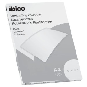Pack de 100 pochettes à plastifier a4  2 x 80 microns ibico